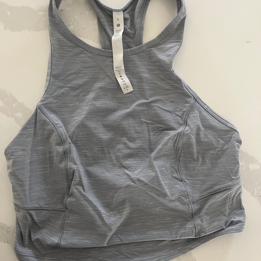 Lululemon Gray Racerback Tank Top